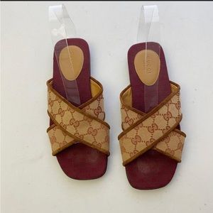 ❤️💚🇮🇹 GUCCI Crossover Sandals 🇮🇹💚❤️